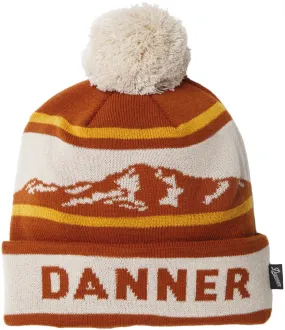 Danner Unisex Mountain Pom Buck/Oatmeal 100% Acrylic Beanie Hat