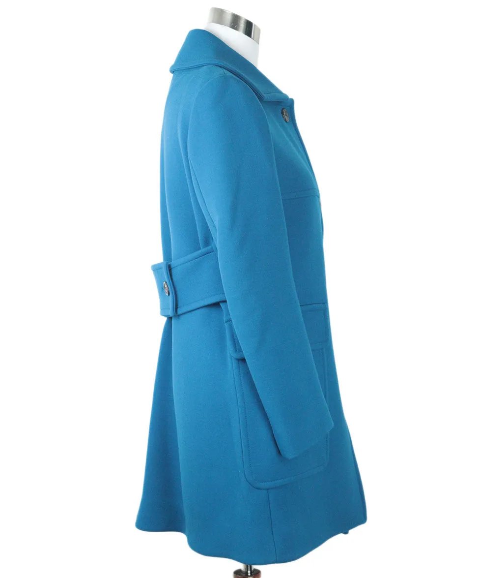 Derek Lam Blue Wool Coat sz 4