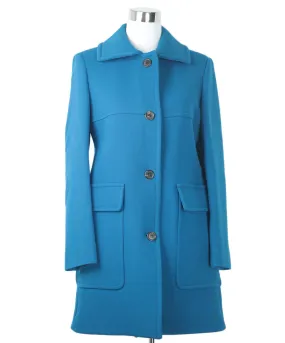 Derek Lam Blue Wool Coat sz 4