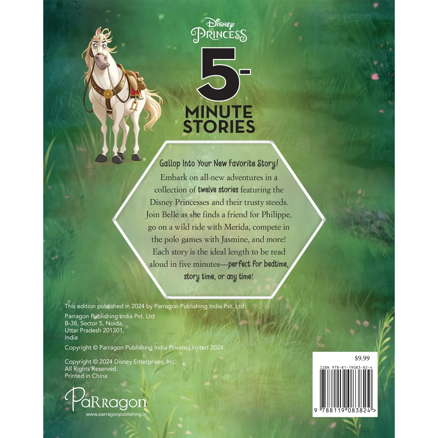 Disney Princess: 5-Minute Stories Book | Storybook for Kids | Princess Stories for Girls