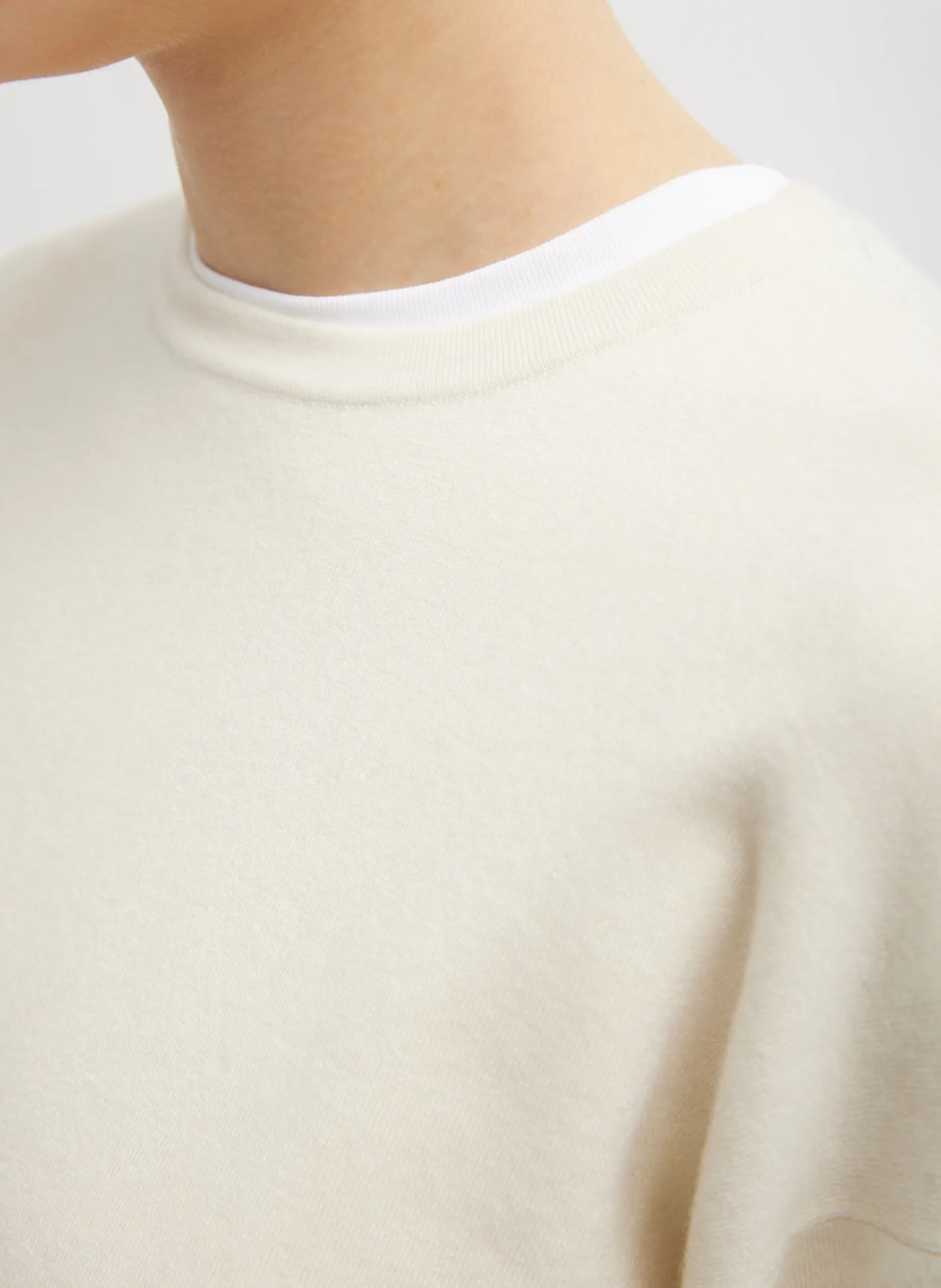 Double Faced Cashmere Oversized Easy Sweater