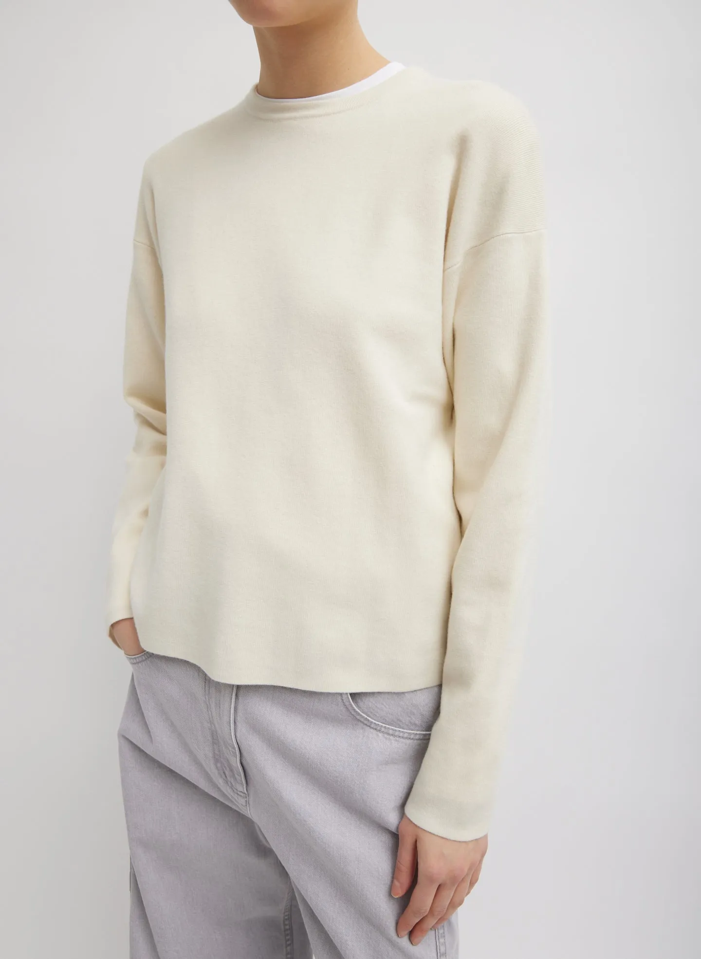 Double Faced Cashmere Oversized Easy Sweater