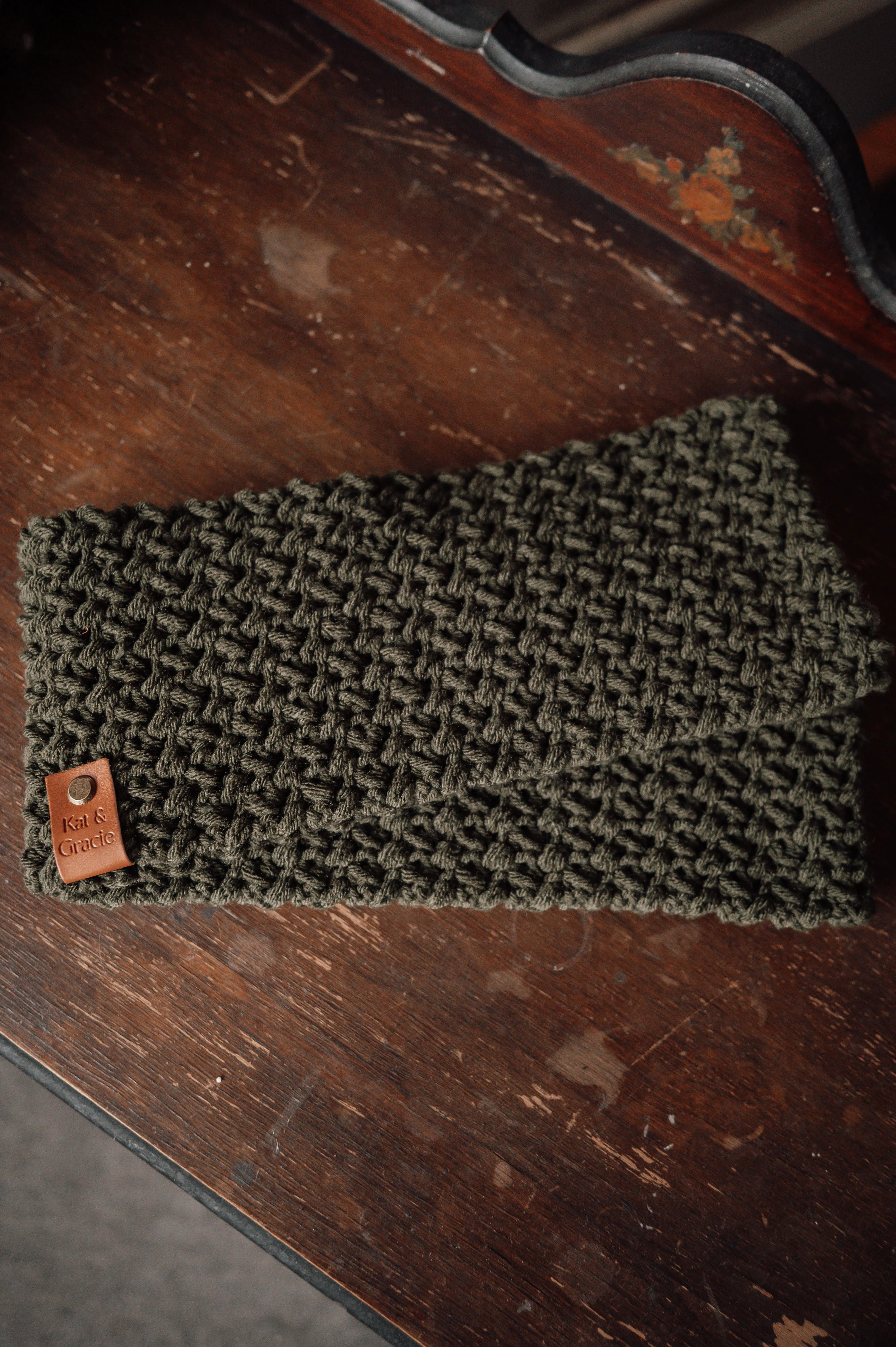 Dream Weaver Infinity Cowl - Olive