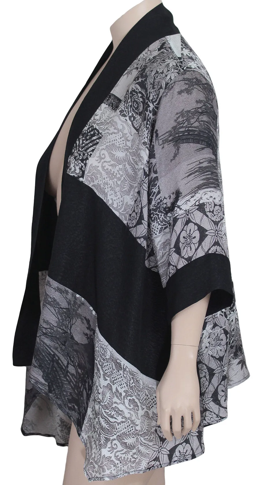 Dressori Silk A-Line Kimono Jacket