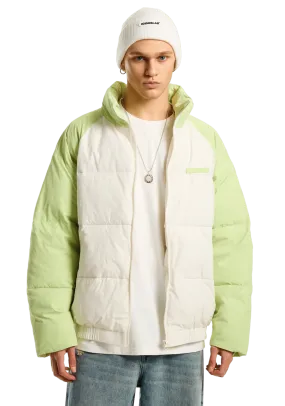 Drop Shoulder Puffer Jacket