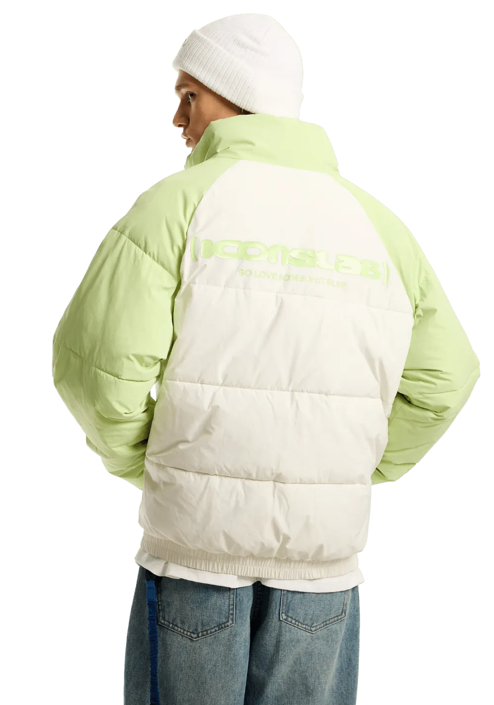 Drop Shoulder Puffer Jacket