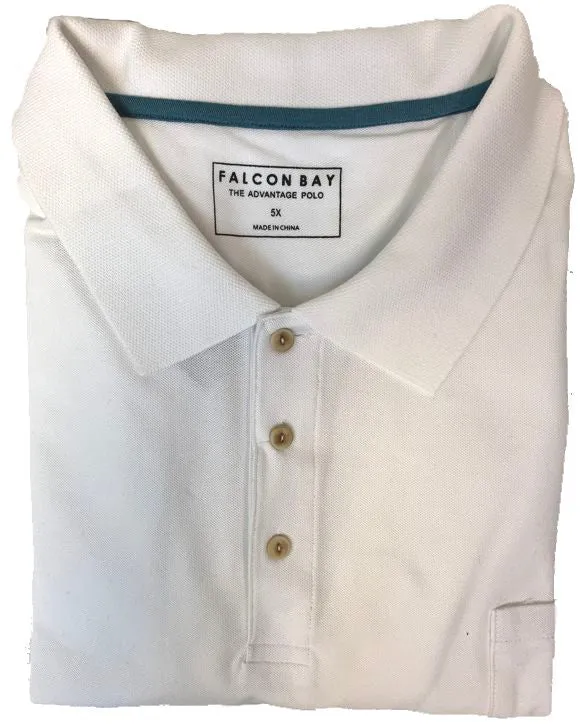 Falcon Bay Poly/cotton Pique Polo With Pocket