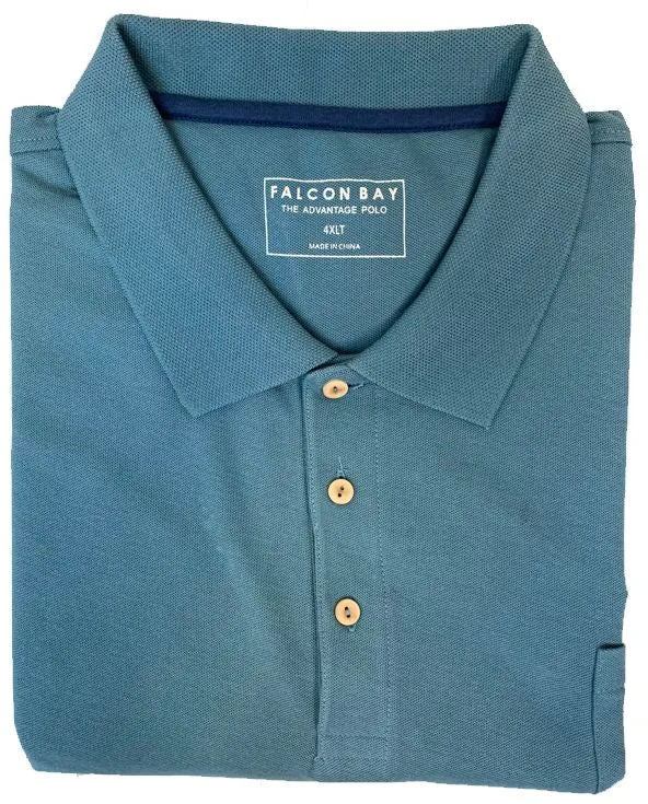 Falcon Bay Poly/cotton Pique Polo With Pocket