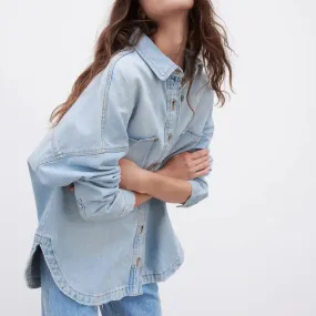 Fashion Chic Shirt Woman Jacket Autumn