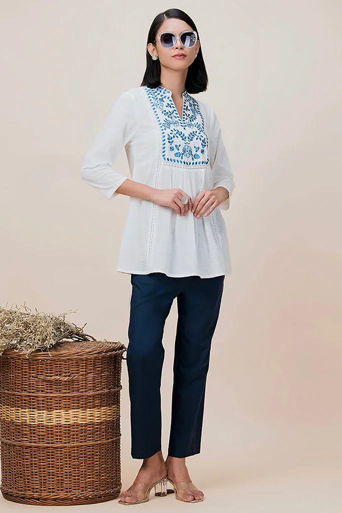 Frost Collared Short Tunic