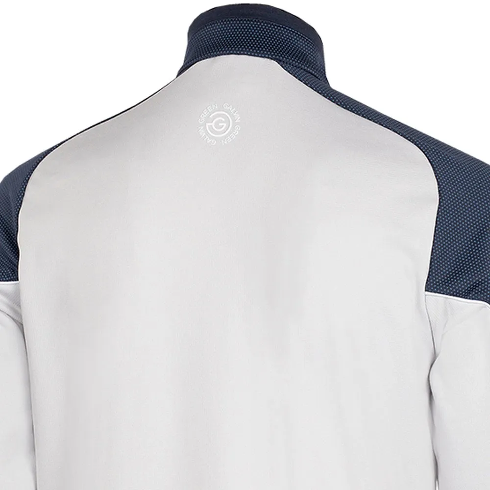 Galvin Green Daxton 1/2 Zip Insula Pullover - Navy/Cool Grey/White