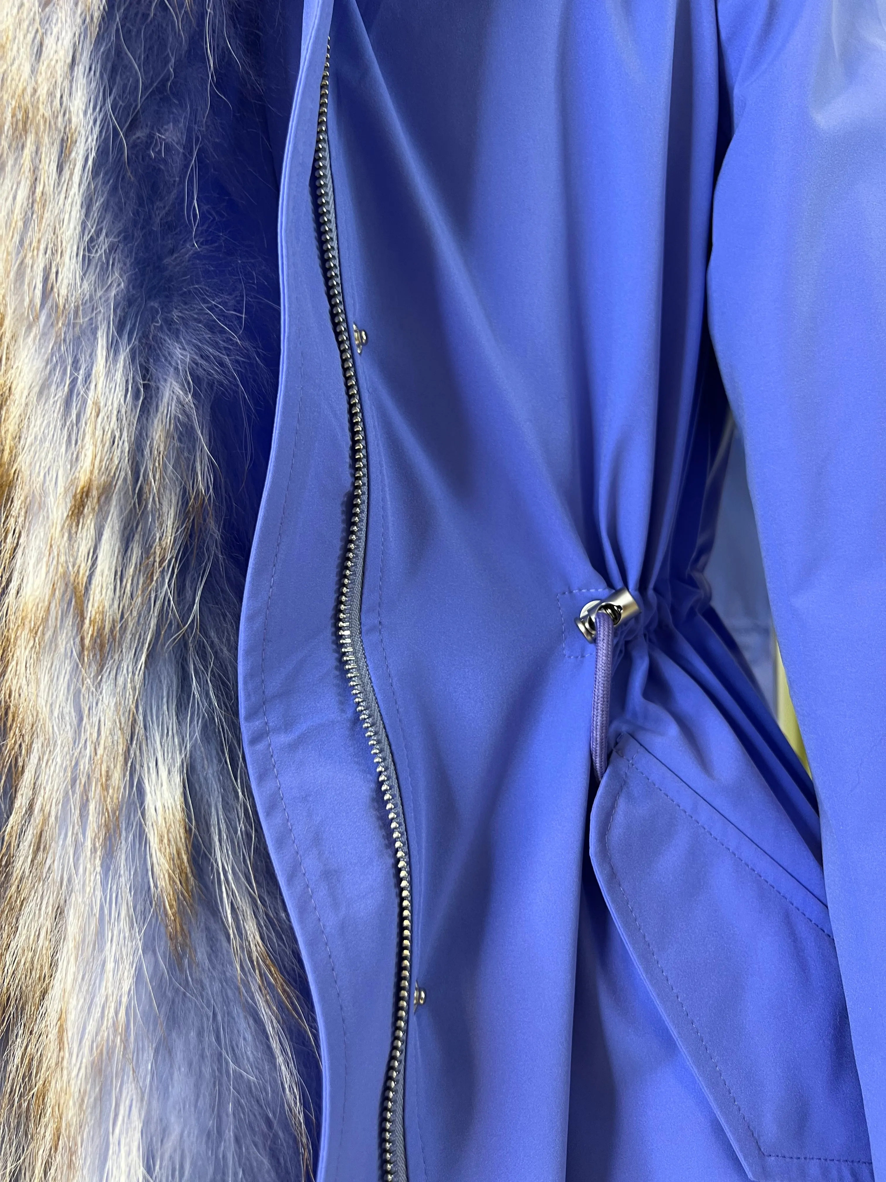 Genuine Fox Fur Rabbit Insulated Parka