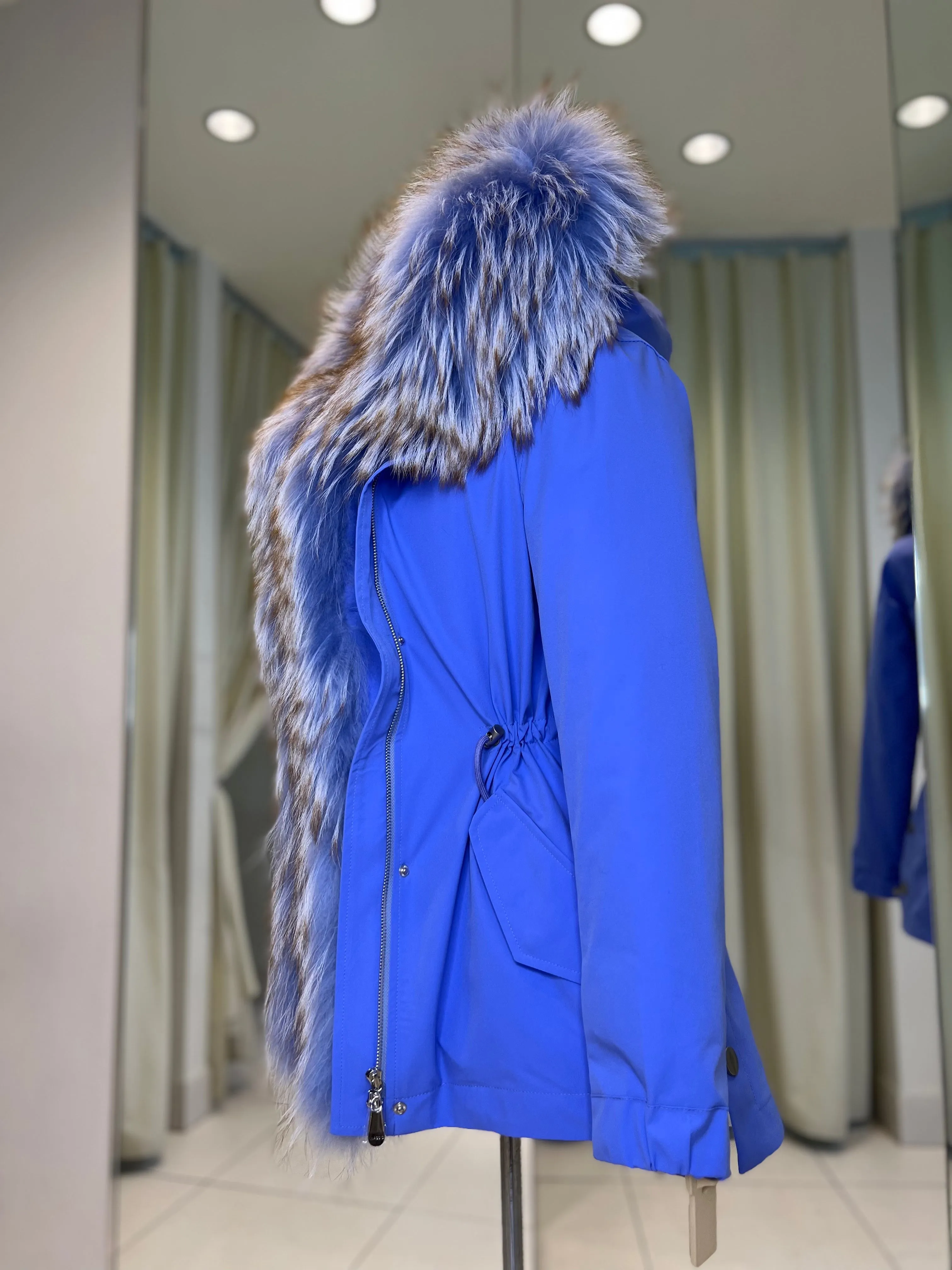 Genuine Fox Fur Rabbit Insulated Parka