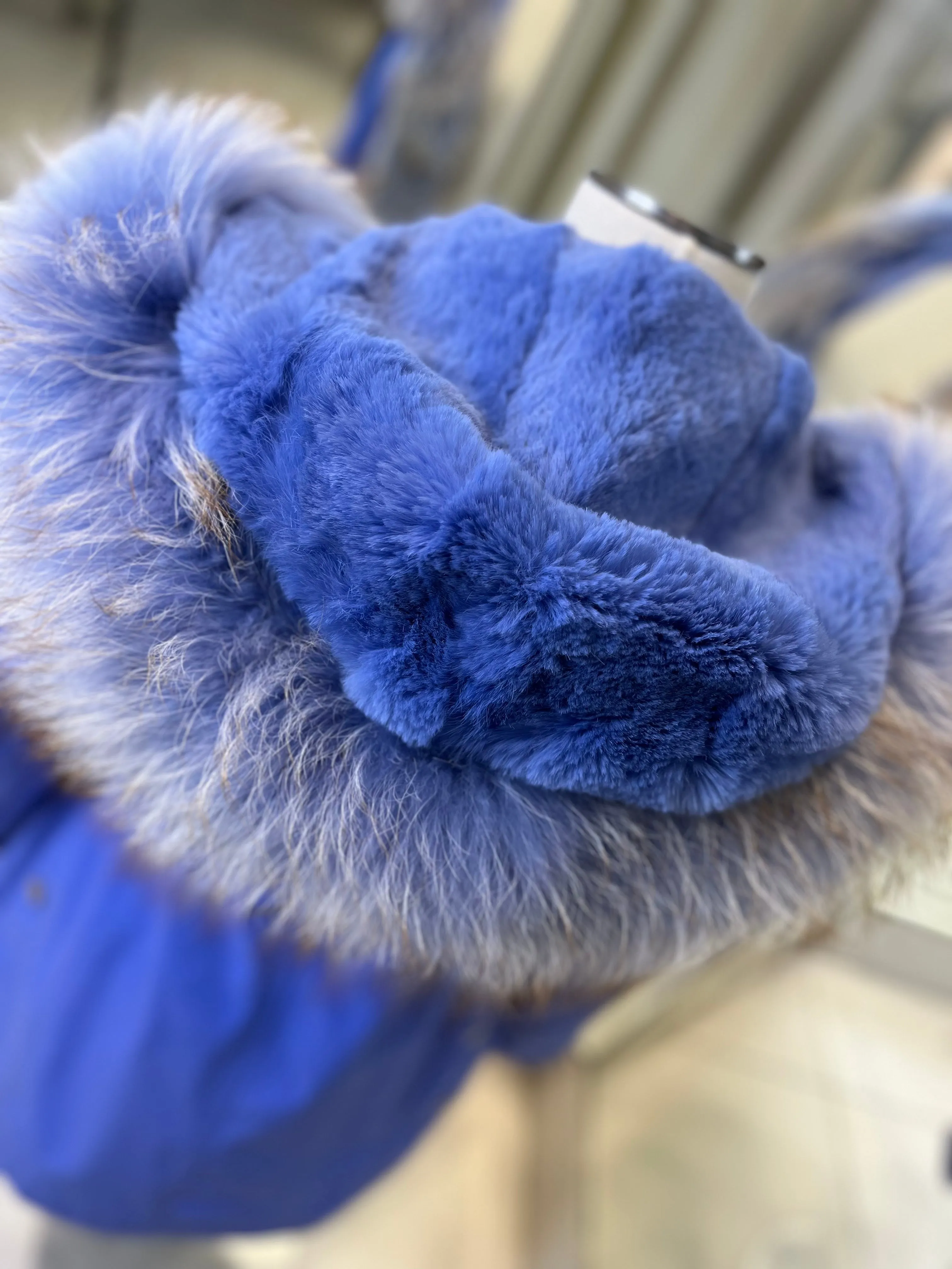 Genuine Fox Fur Rabbit Insulated Parka