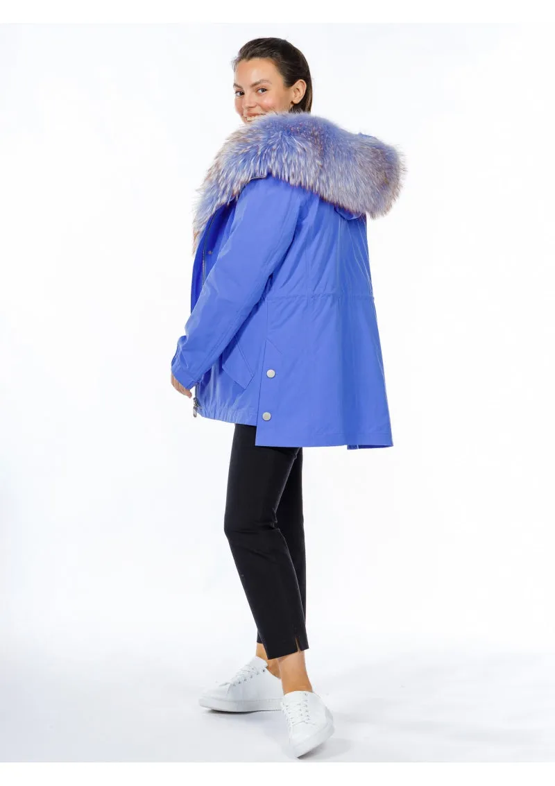 Genuine Fox Fur Rabbit Insulated Parka