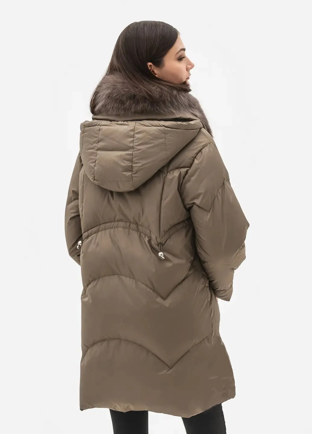 Genuine Polar Fox Down Fill Parka