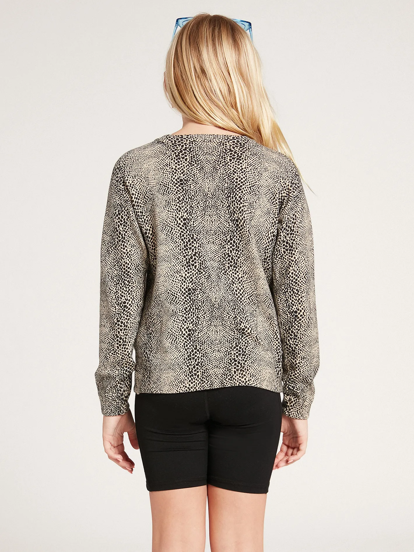 Girls Over N Out Sweater - Animal Print