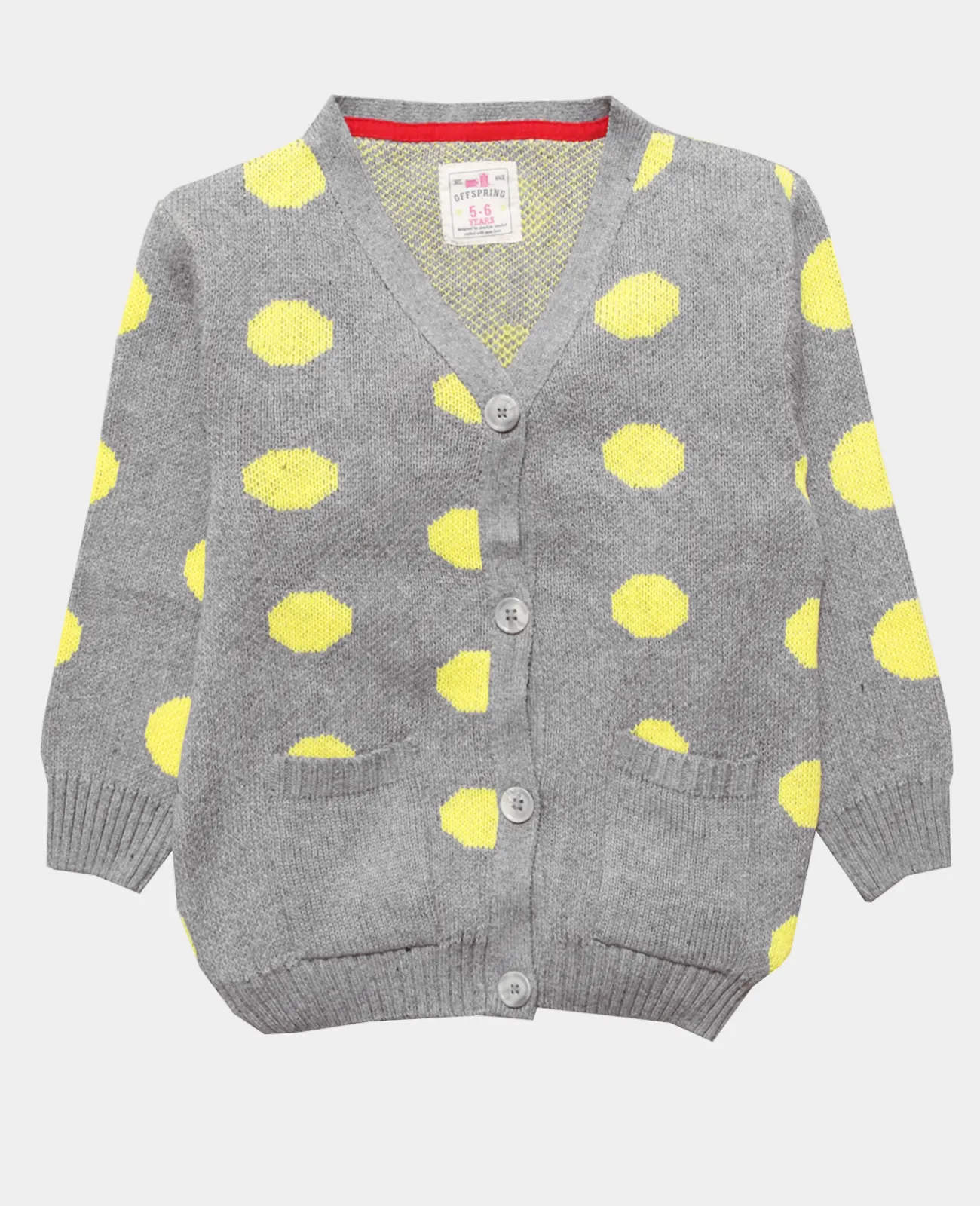 Girls Polka Dots Cardigan