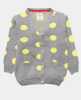 Girls Polka Dots Cardigan