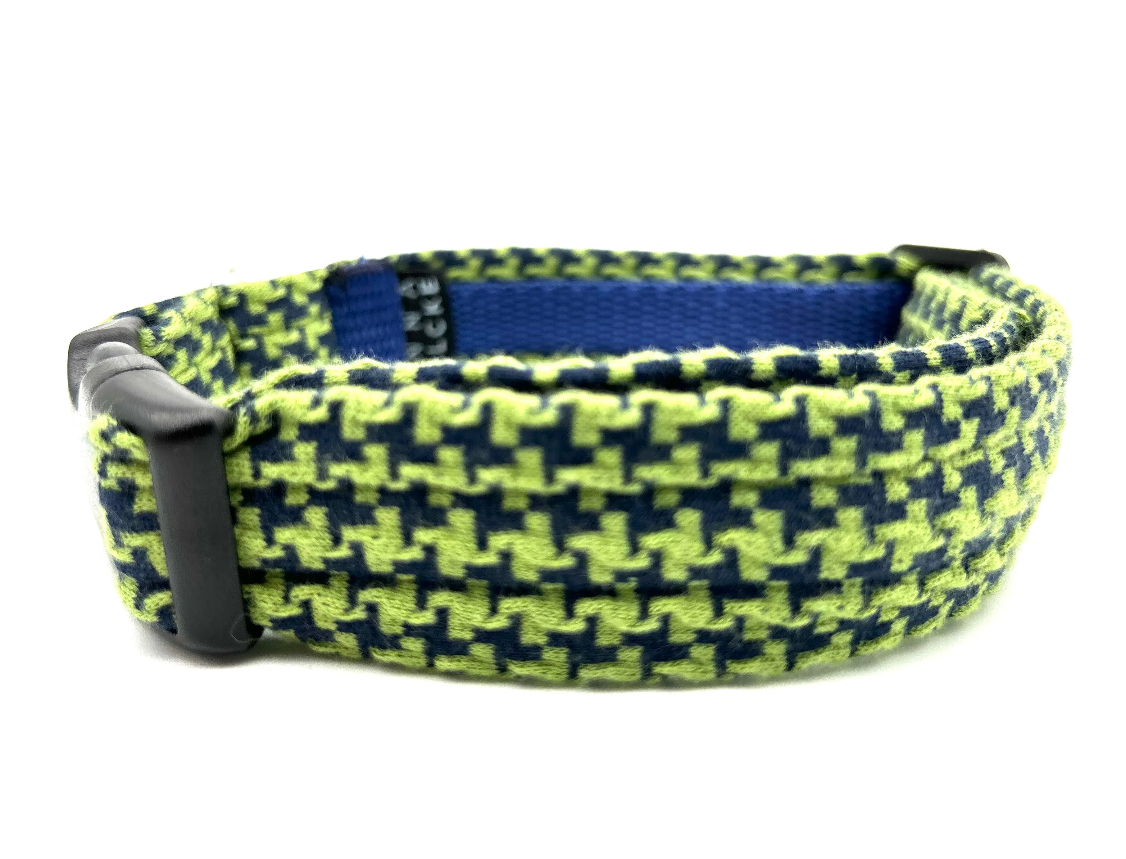 Green dogtooth Design - Luxury Dog Lead set