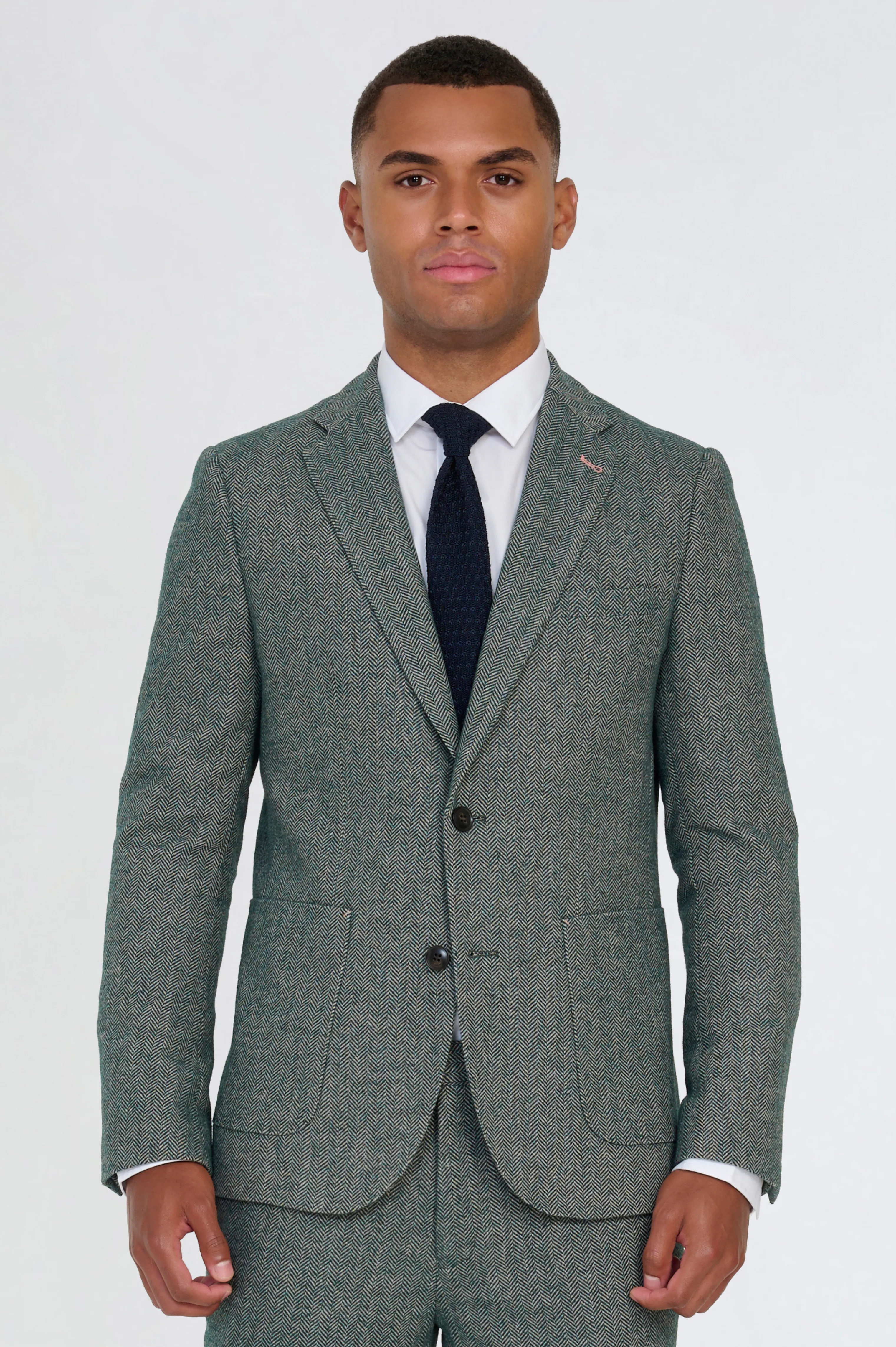 Henry Tweed Blazer in Green