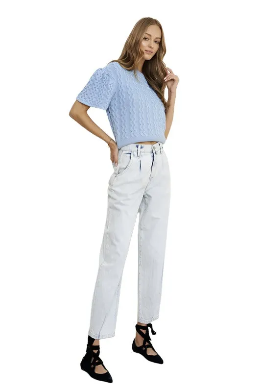 High Rise Balloon Slouch Jeans