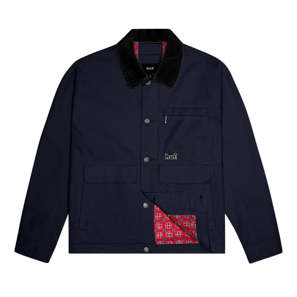 HUF REMINGTON JACKET NAVY BLAZER