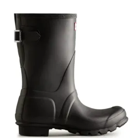 Hunter Original Back Adjustable Short Boot Onyx