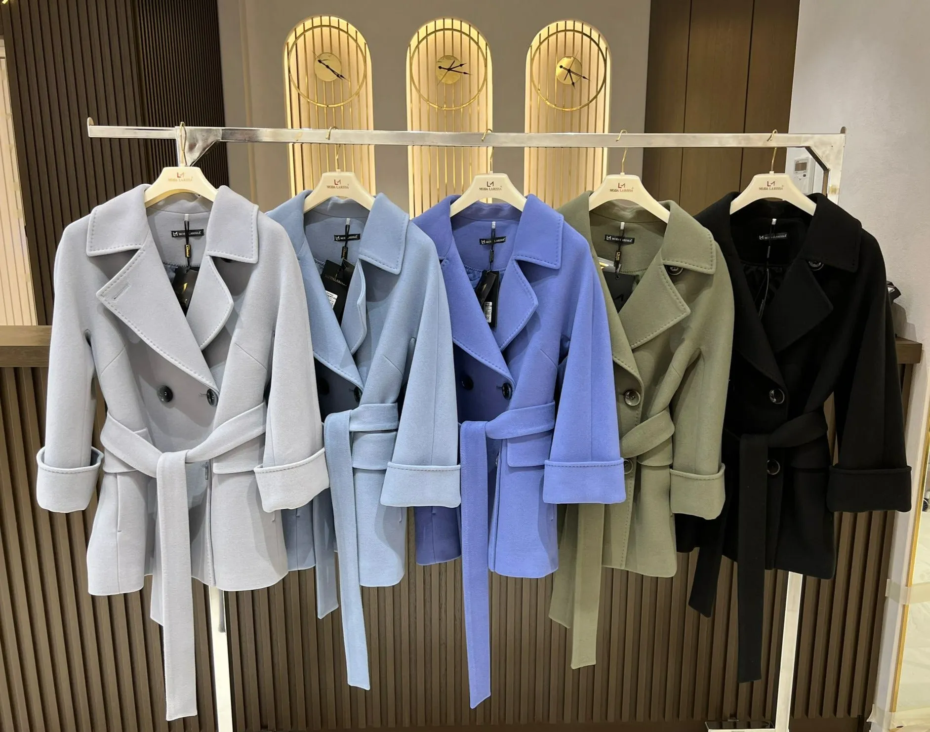 Jackie Tailored Cashmere Wool Coat