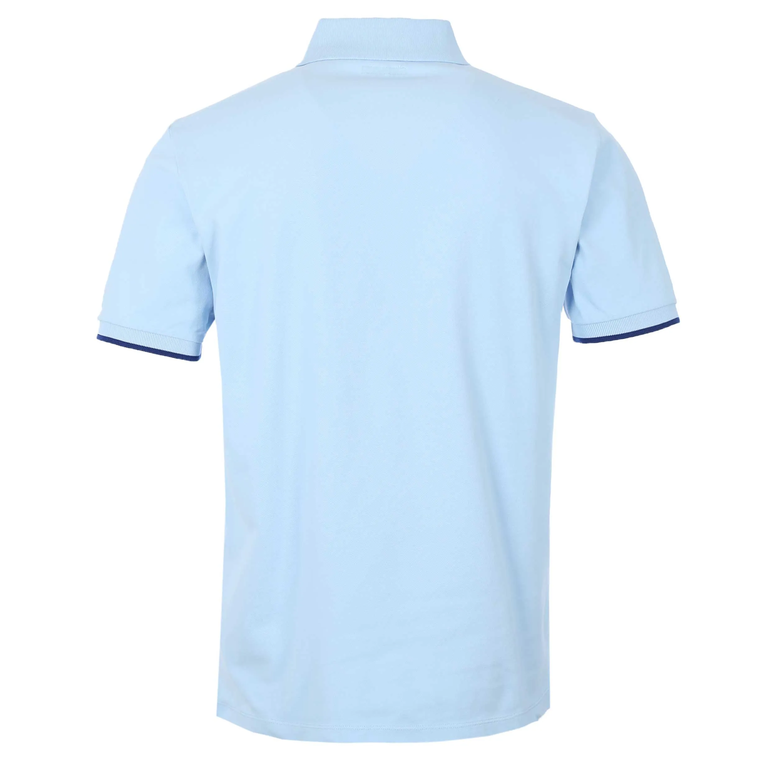 Jacob Cohen Tipped Polo Shirt in Sky Blue