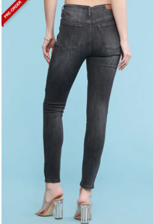 Judy Blue Off Black Skinny Jeans