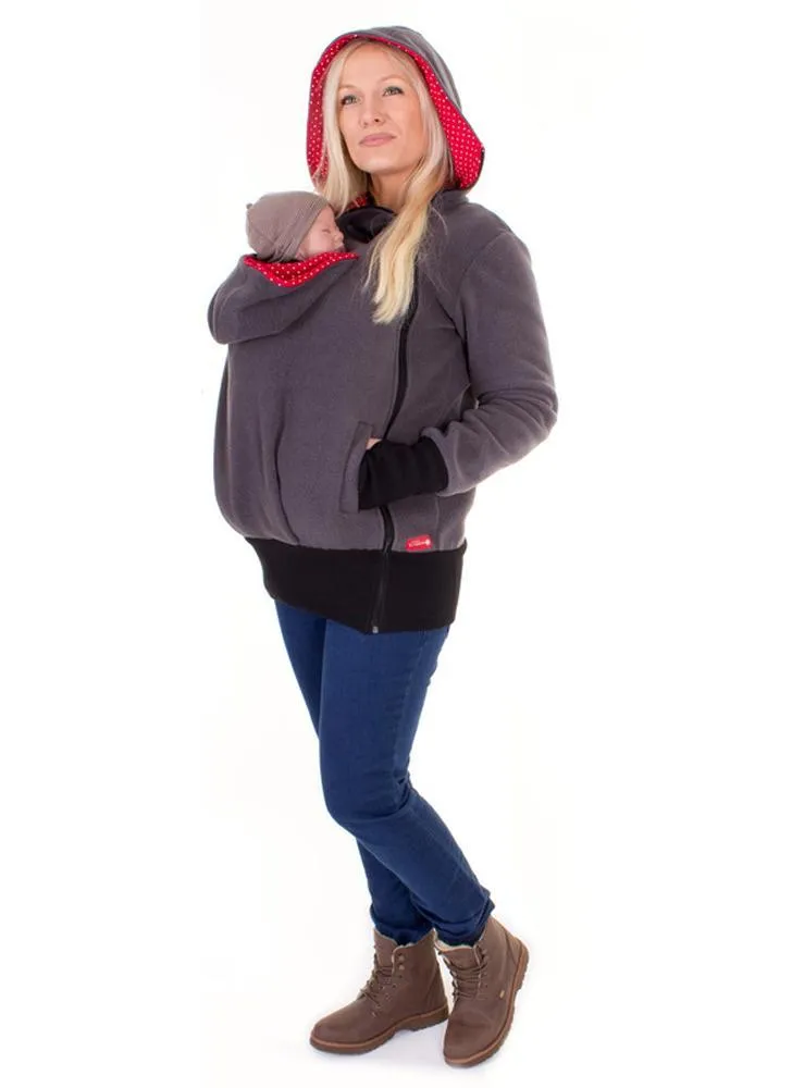 Kangaroo Mom Baby Carrier Hoodie Coat Jacket Pet Bag