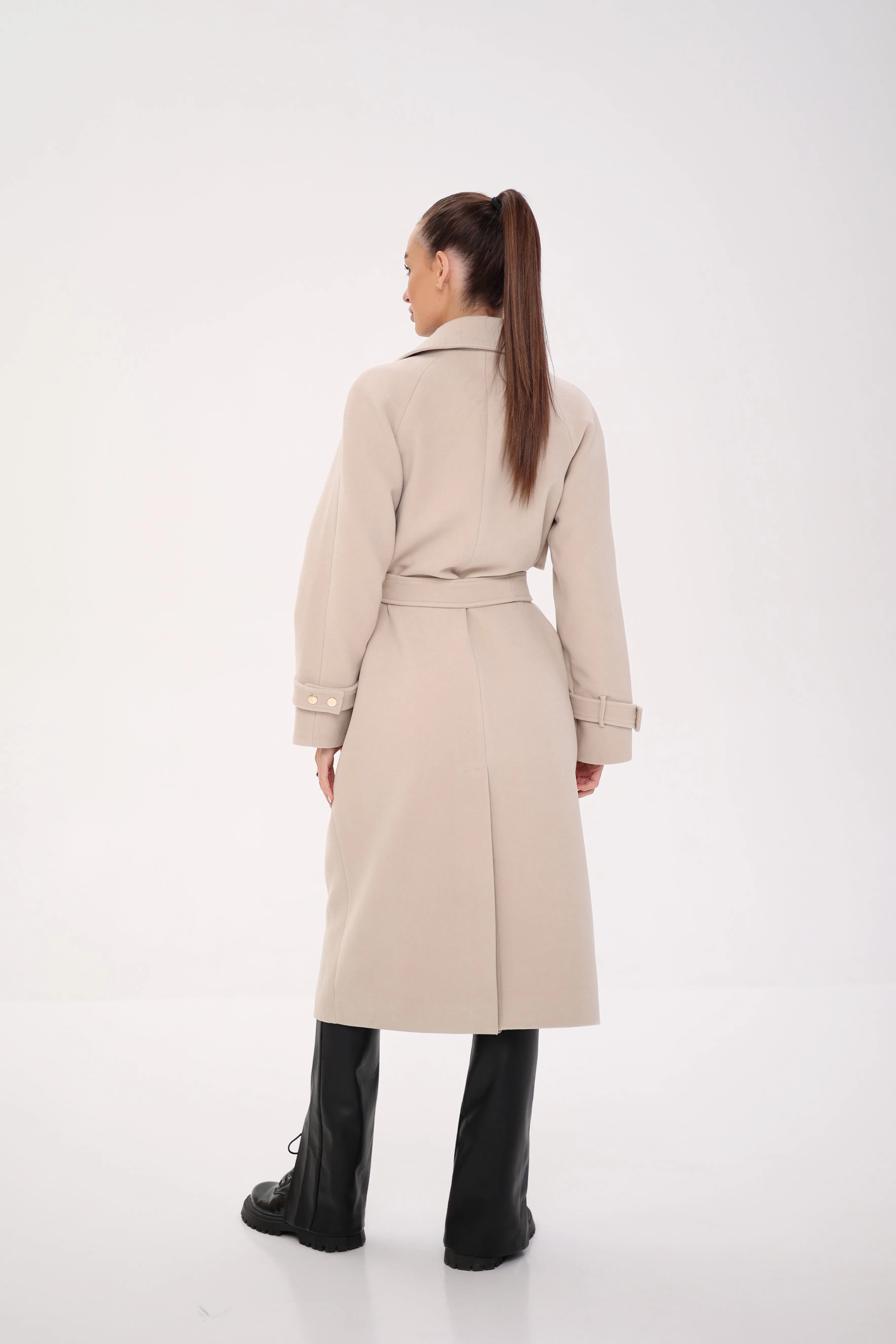 Karina Wool Blend Overcoat