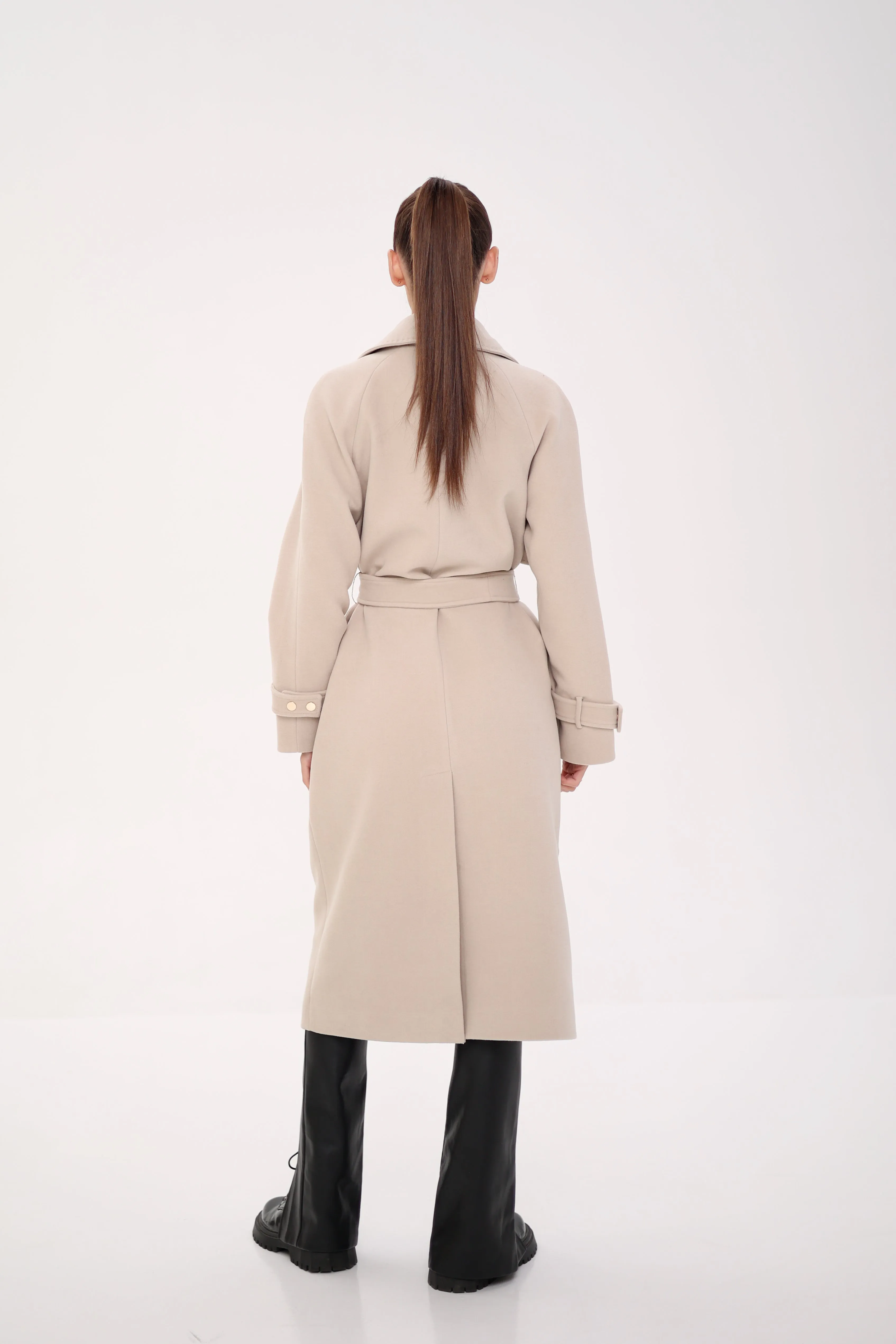 Karina Wool Blend Overcoat