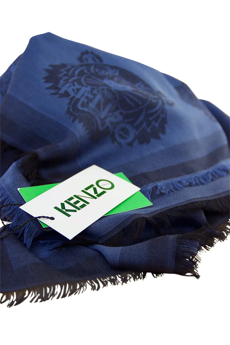 Kenzo scarf in beautiful blue shade