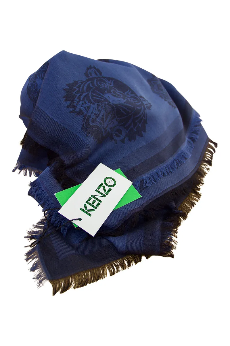 Kenzo scarf in beautiful blue shade