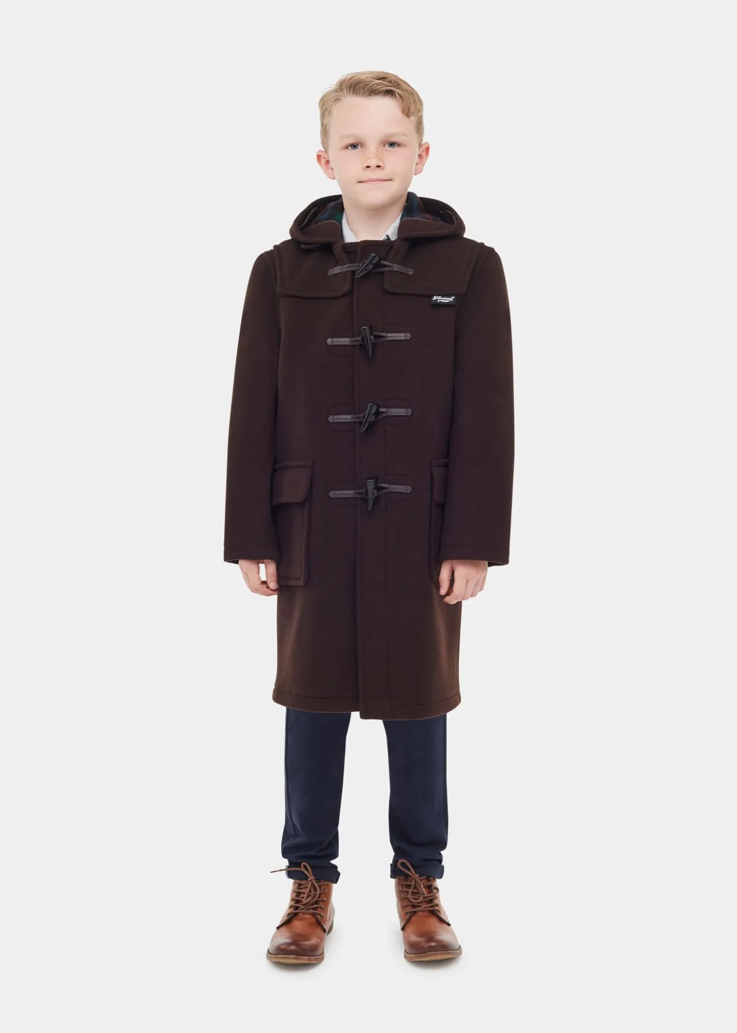 Kids Original Duffle Coat Brown