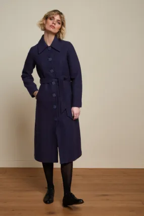 KING LOUIE Ink Blue Arabella Coat Kennedy