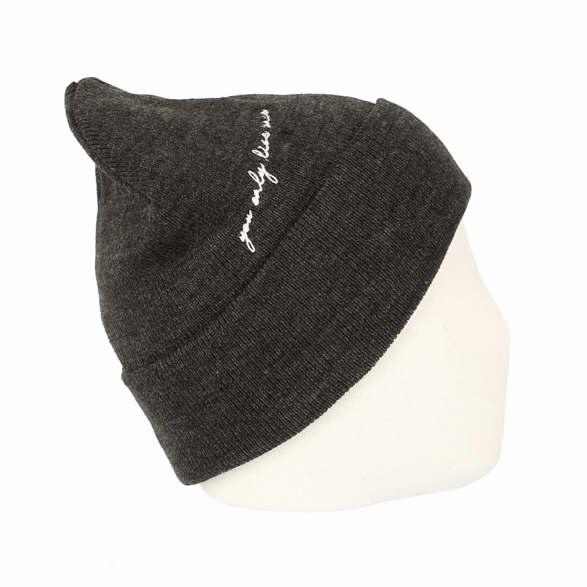 Knitted Beanie Hat You Only Live Once Watch Cap CR51101