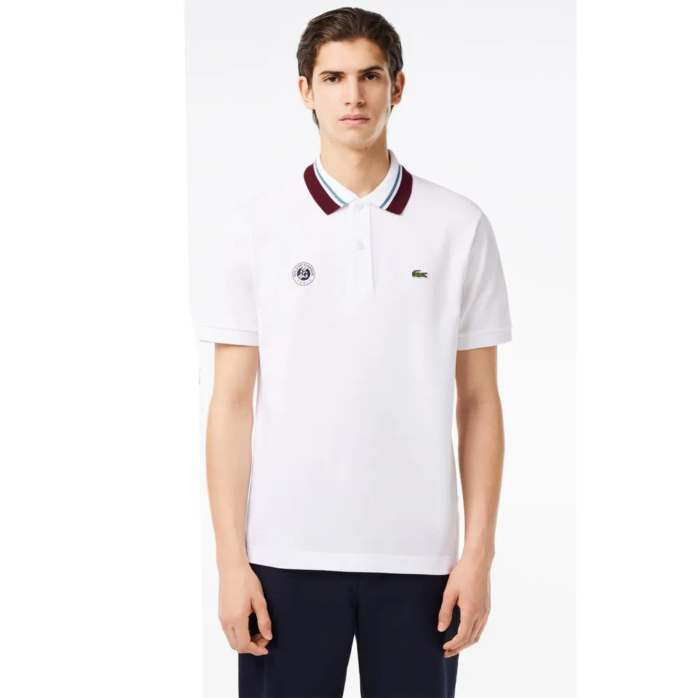 Lacoste Men's Roland Garros Umpire Polo - White