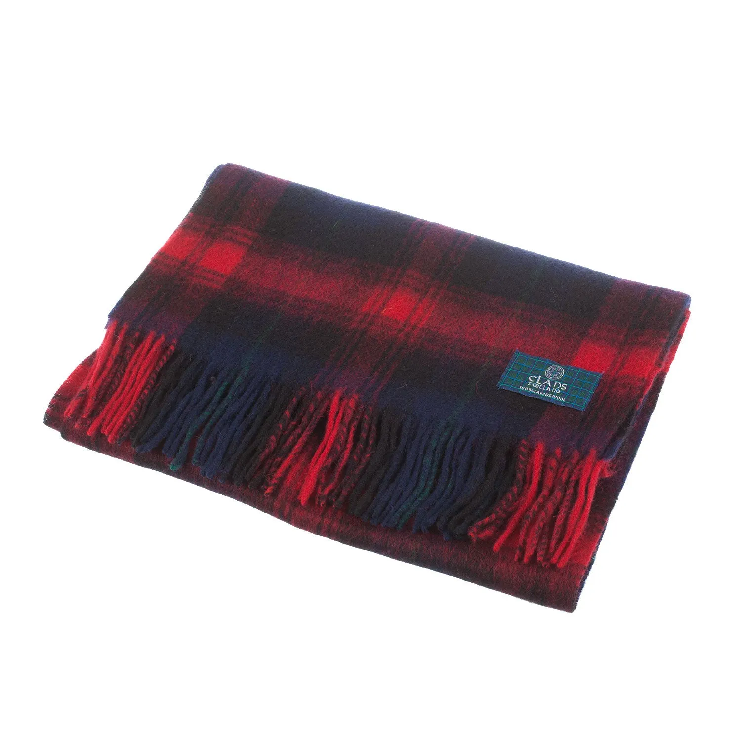 Lambswool Scottish Tartan Clan Scarf  Maclachlan