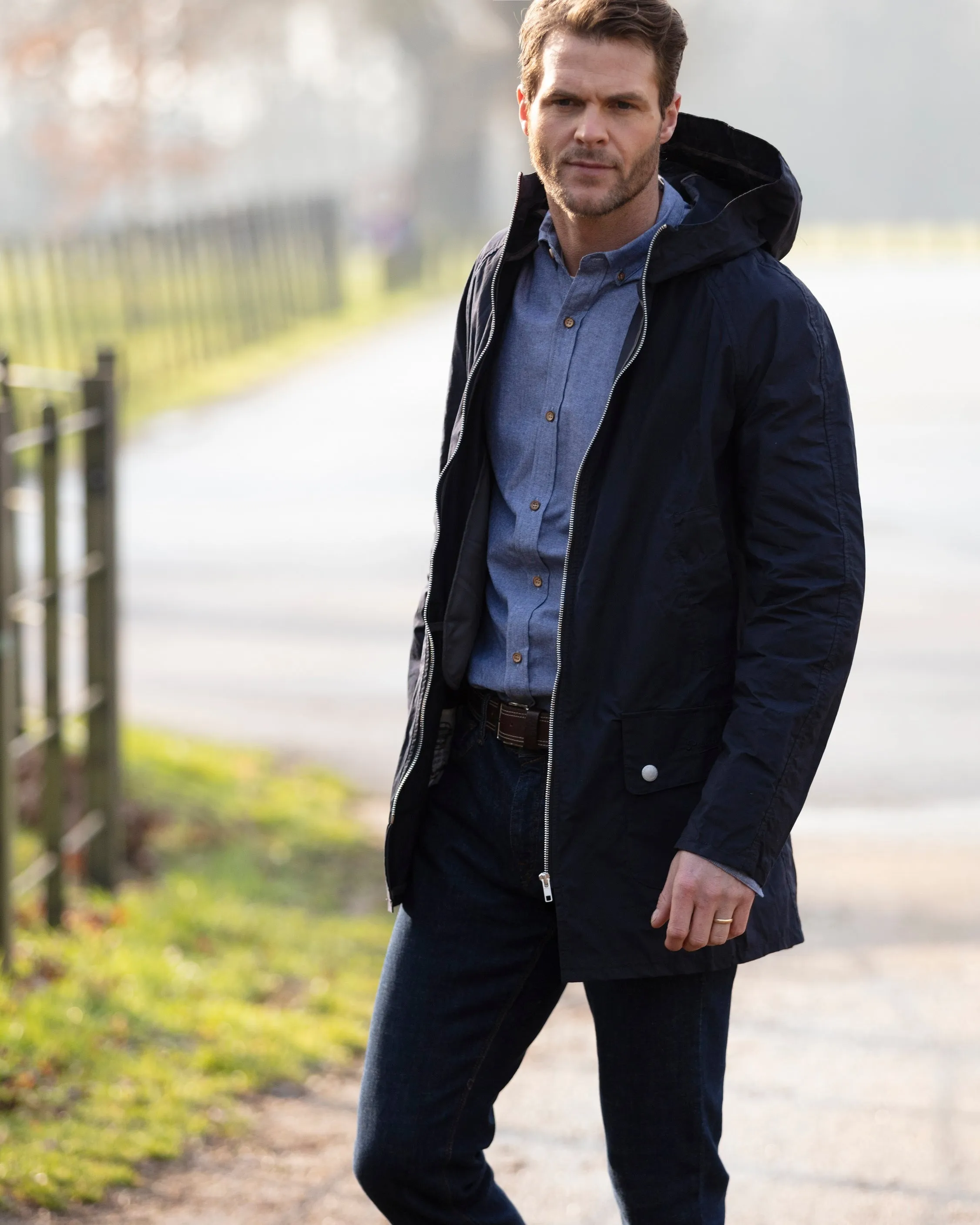 Landowner Fishtail Parka - Navy