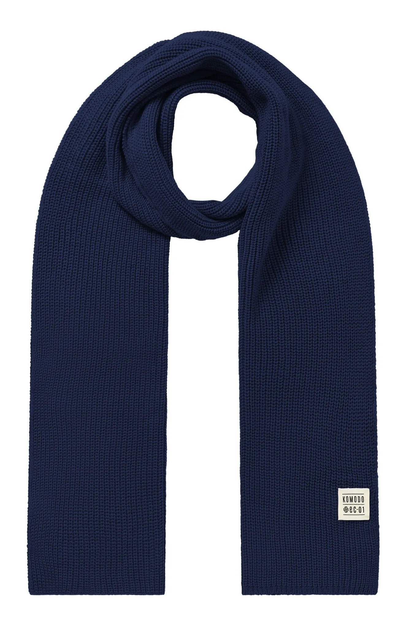 London Organic Cotton Scarf Navy