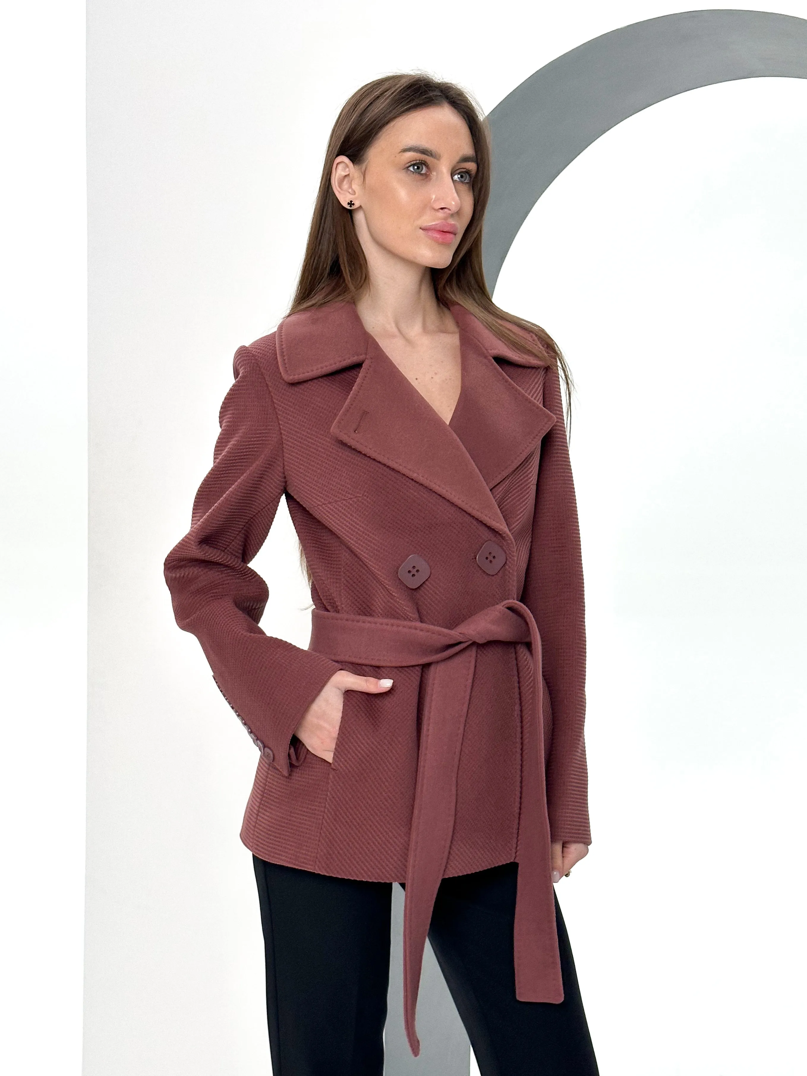 Lyndale Cashmere Wool Blend Coat