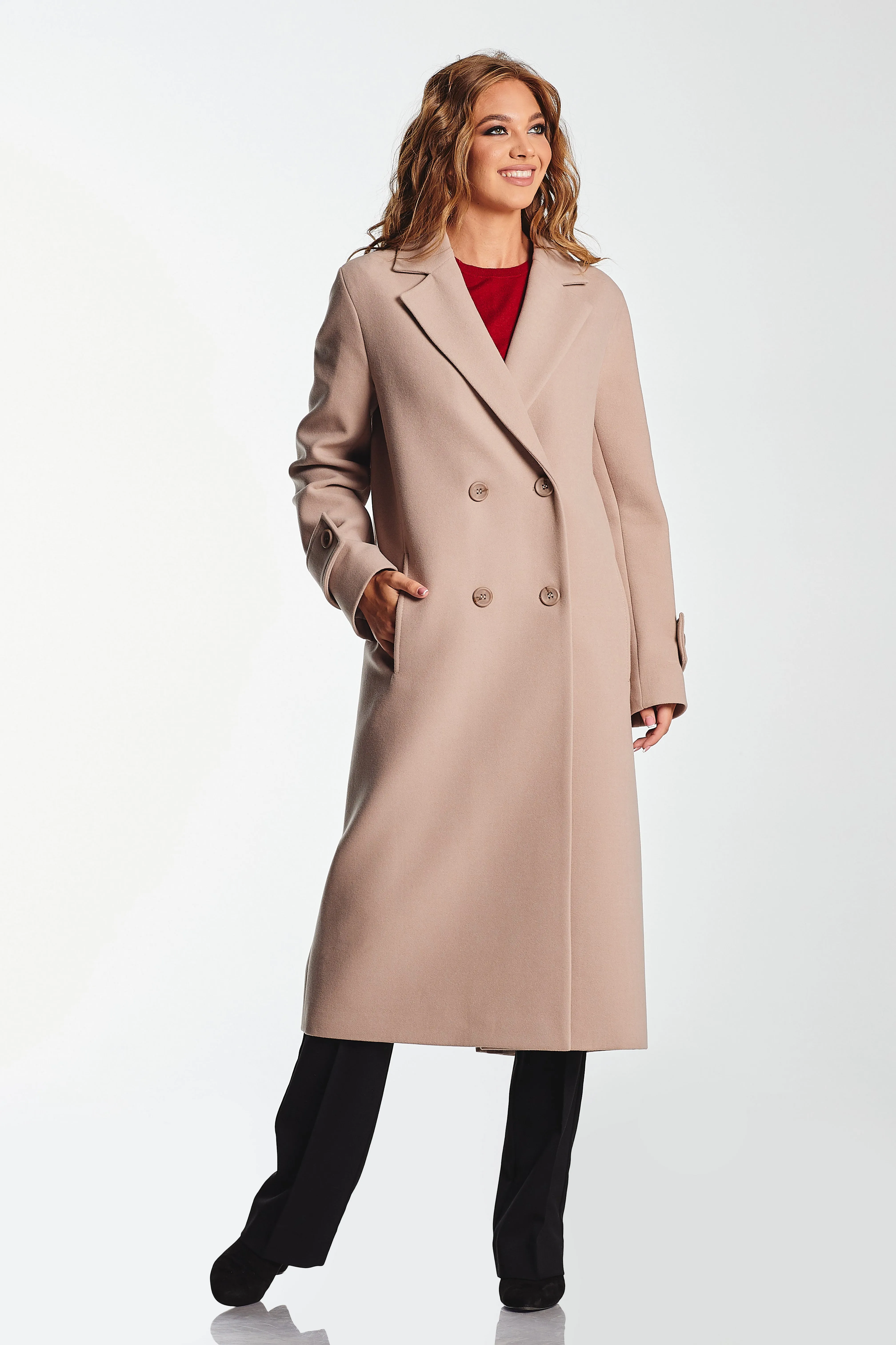 Macqueen Tailored Wool Blend Overcoat