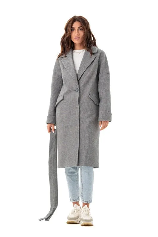 Megan Classic Wool Blend Coat