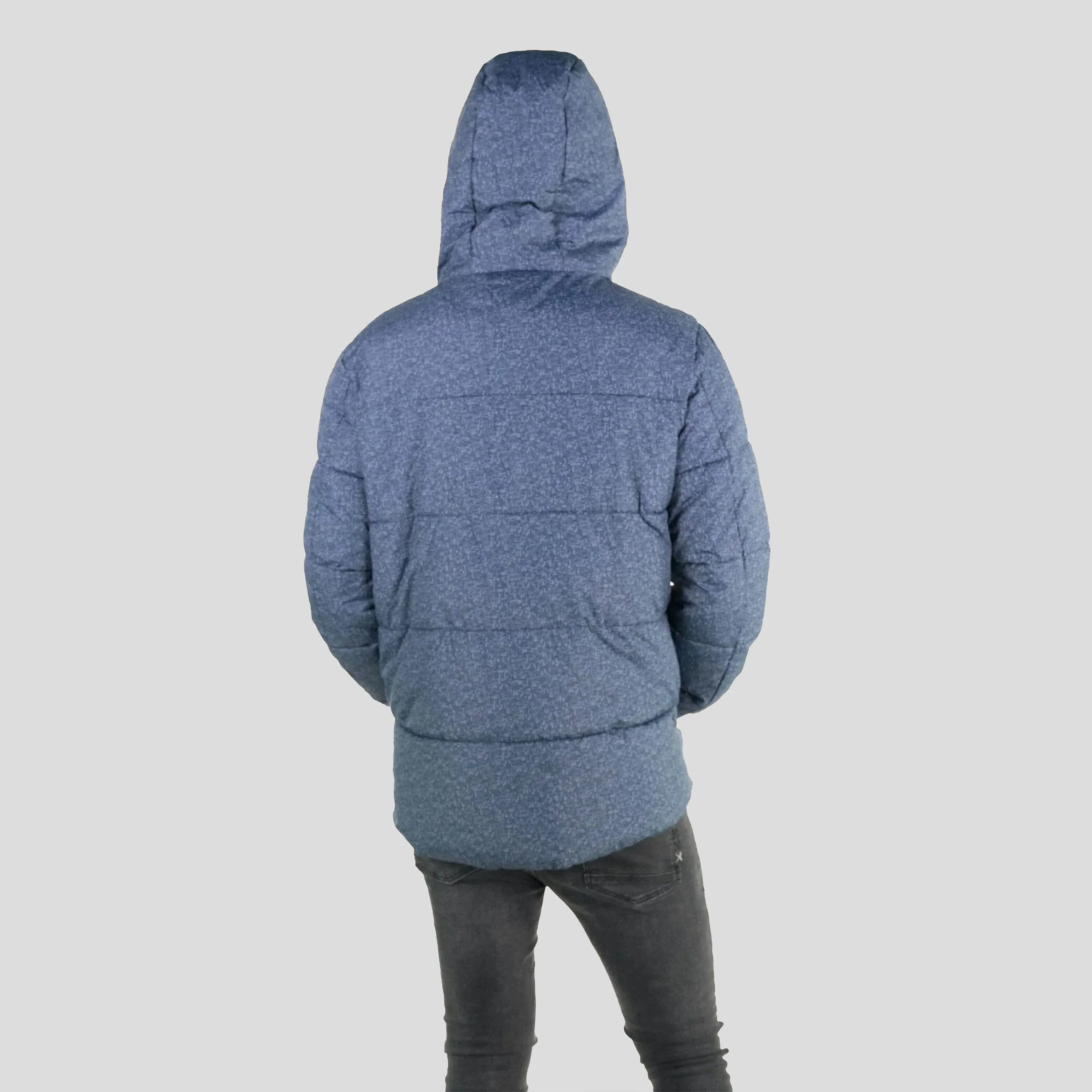 Men's Heather Print Puffer Jacket - FINAL SALE