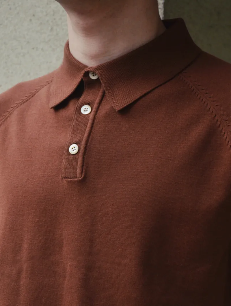 Men's Knit Polo Shirt