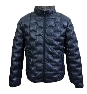 Mens Quilted Puffer Jacket Biker Style Fashion Outdoor Stylish Superior Quality Jacket - ELM44