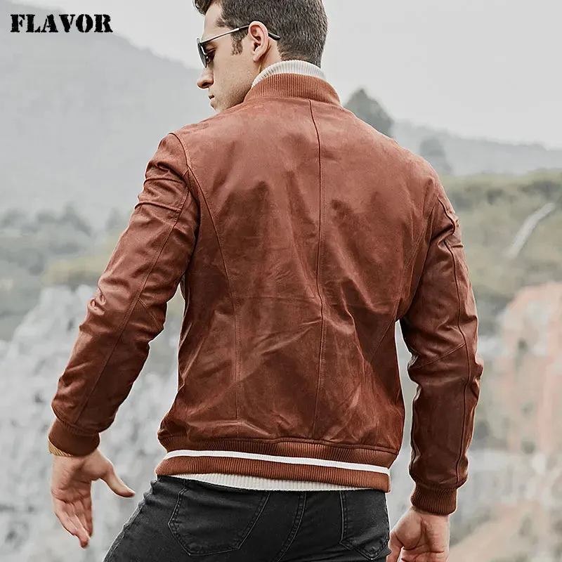 Men's Slim Fit Leather Jacket